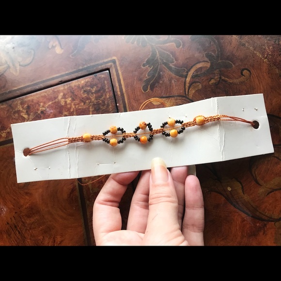 Vintage 70s Beaded Choker Necklace - Picture 7 of 8